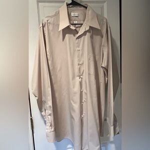 Van Heusen Men's Beige Dress Shirt